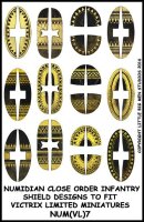 Numidian Infantry Shield Designs 7