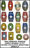Germanic Warriors Shield Designs 4