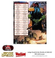 Judge Dredd RPG: GM Screen