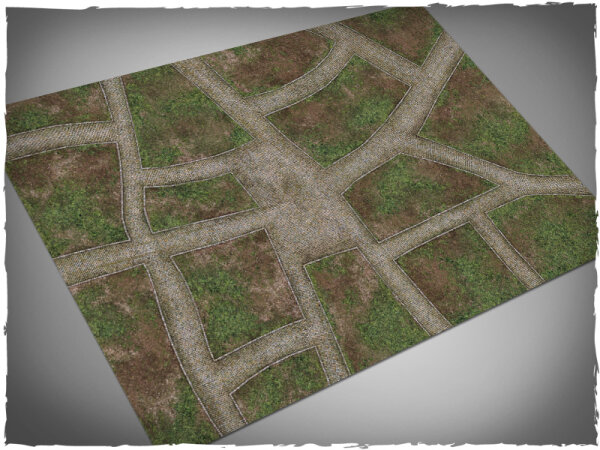 6`x 4` Game Mat - Cobblestone Streets