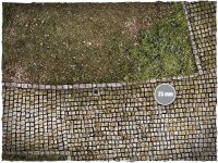 6`x 4` Game Mat - Cobblestone Streets