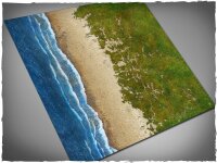 6`x 4` Game Mat: Beach
