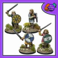 Shieldmaiden Warriors with Swords (x4)