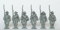 Confederate Infantry in Shell Jackets and Slouch Hats...