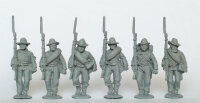 Confederate Infantry in Shell Jackets and Slouch Hats...