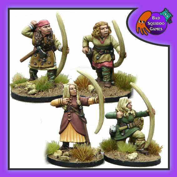 Shieldmaiden Archers (x4)