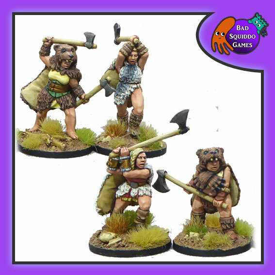 Shieldmaiden Berserkers (x4)