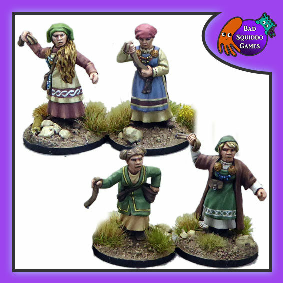 Shieldmaiden Slingers (x4)