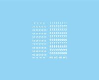 British Numeral Set No.2 (White)