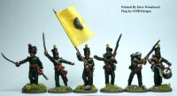 2nd Nassau-Usingen Regt. Command Advancing