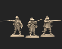 Anno Domini 1666: Royal Musketeers (Commoners Set)