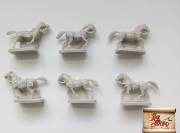 By Fire & Sword: Plastic Horses - Type D