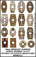 Germanic Warriors Shield Designs 1