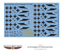 JG 26 Schlageter (Fw 190A) Decal Sheet