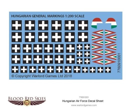 Hungarian Air Force Decal Sheet