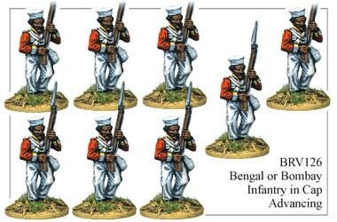 Bengal or Bombay Infantry Advancing