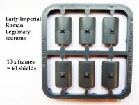 Hard Plastic Early Imperial Roman Scutums Shield Pack (x60)