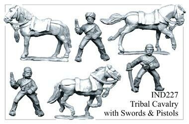Tribal Cavalry with Swords & Pistols