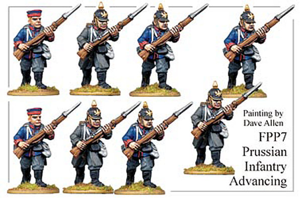 Prussian Infantry Advancing