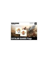 1/100 War of the Spanish Succession: Catalan Guards Flags