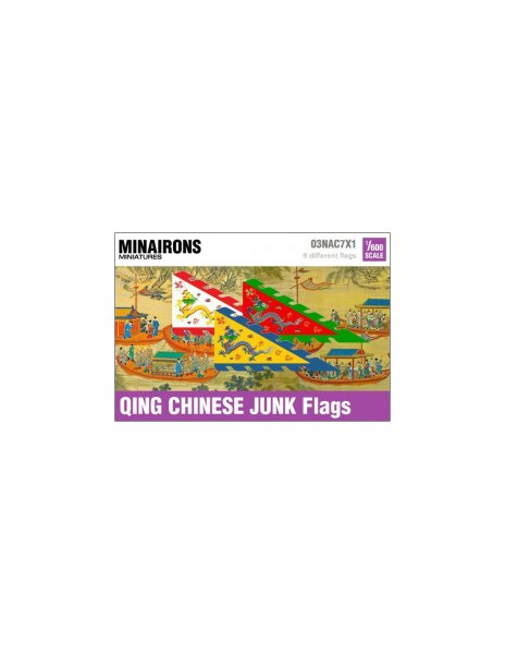 1/600 Chinese Junk Flags - Qing Period (1644+)