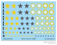 US Star Set 2 (Yellow &amp; Dark Grey US Star)