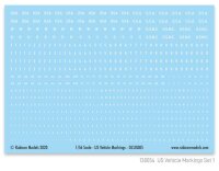 US Vehicle Markings Set 1 (Vehicle Registration &...
