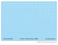 US Vehicle Markings Set 1 (Vehicle Registration &...