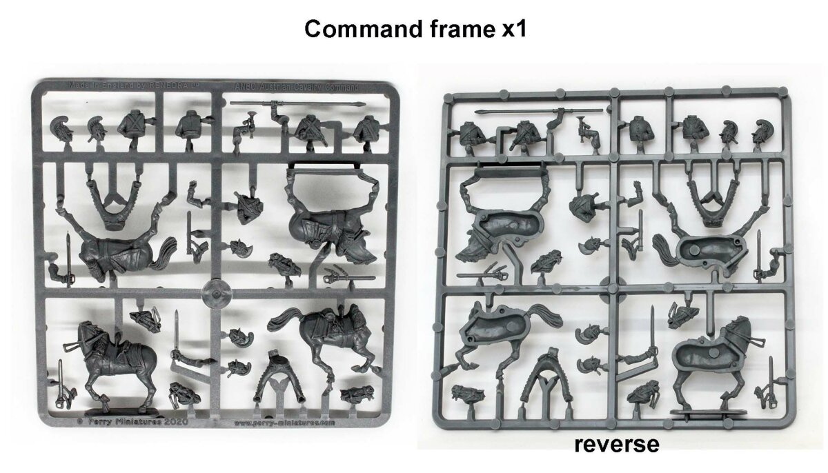 Austrian Cavalry Command Frame, 7,25