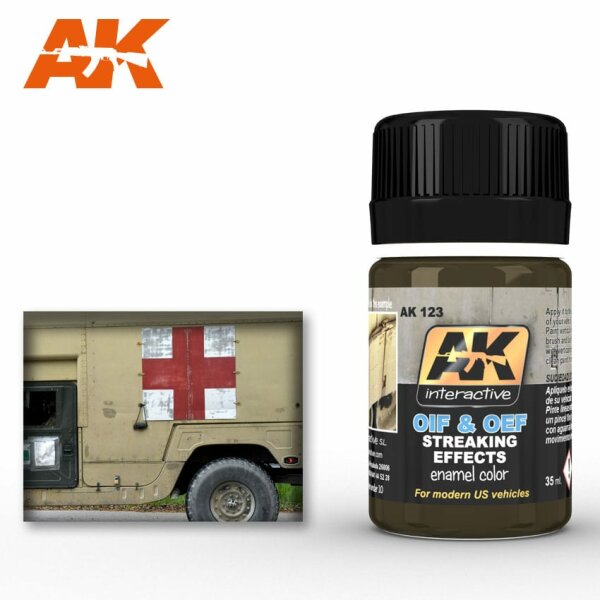 Weathering: OIF & OEF Streaking Effects for Modern US Vehicles Enamel Colour (35ml)