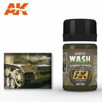 Enamel Wash for German Vehicles in Dark Yellow (35ml)