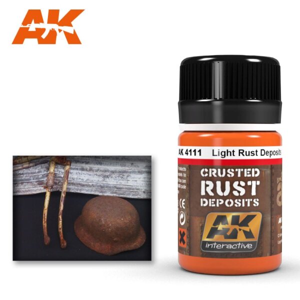 Crusted Rust Deposits: Light Rust Deposits