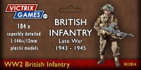 12mm British Infantry and Heavy Weapons (Late War 1943-45)