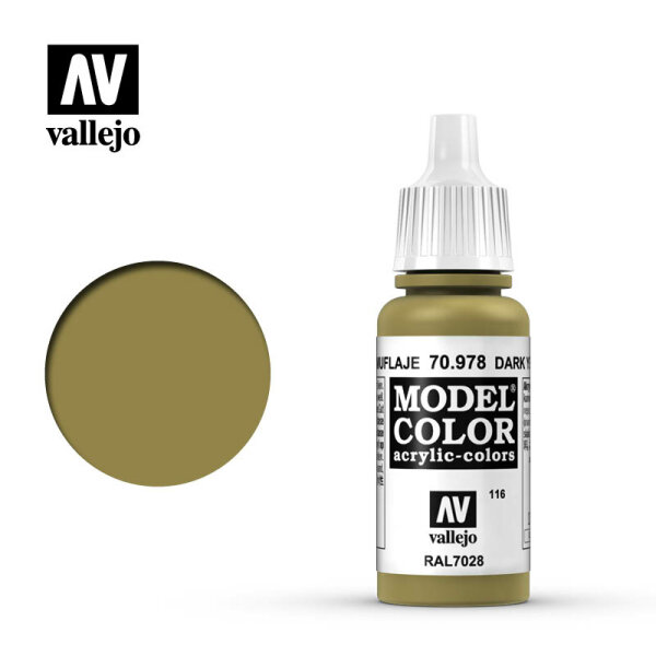 Vallejo: Model Colour - 116 Currygelb (70.978)