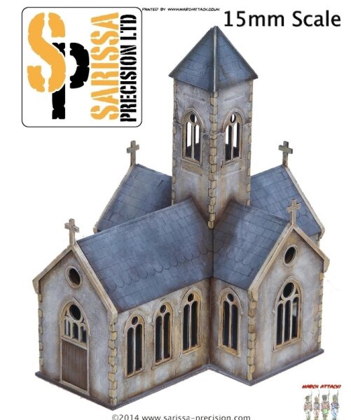 15mm Village Church