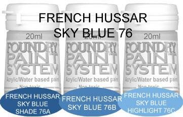 French Hussar Sky Blue 76B