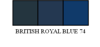 British Royal Blue Shade 74A