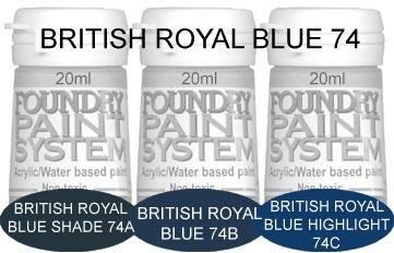 British Royal Blue 74B