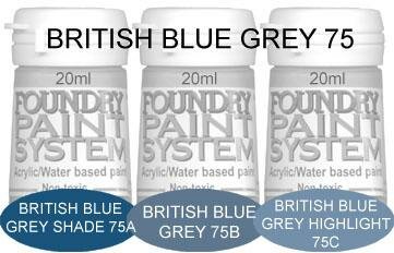 British Blue Grey Highlight 75C