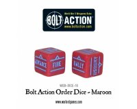 Bolt Action: Orders Dice - Maroon (x12)