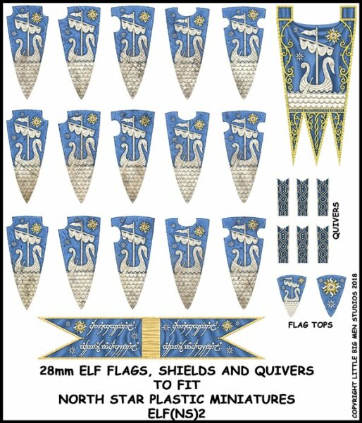 Oathmark: Elf Banner and Shields 2
