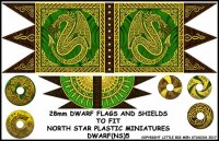 Oathmark: Dwarf Flag and Shields