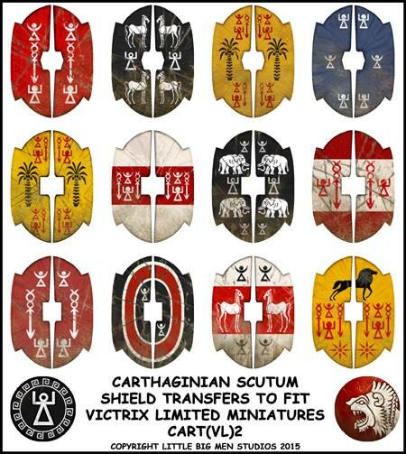 28mm Carthaginian Shield Designs 2