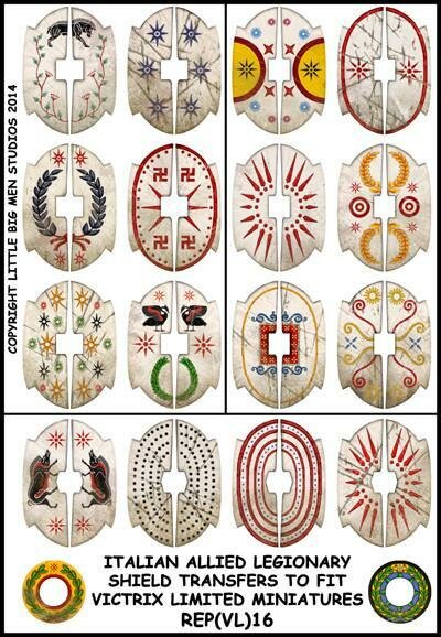 Republican Roman Shield Designs 16