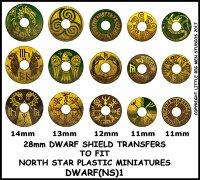 Oathmark: Dwarf Shield Transfers 1