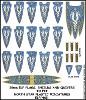 Oathmark: Elf Banner and Shields 1