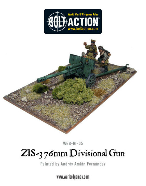 Soviet Zis-3 76mm Divisional Gun