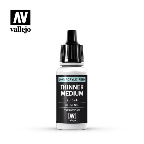 Vallejo: Auxillary - 200B Verdünnungsmittel (70.524) - Thinner Medium