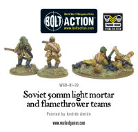 Soviet 50mm Light Mortar & Flamethrower Teams