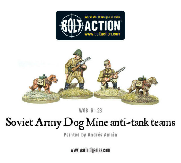 Soviet Army Anti-tank Dog Mine Teams